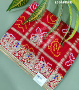 KcPc Rajasthani Pure Gaji Silk Heavy Zardoji Work Odhna