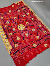KcPc Peacock belbuti jardozi kolkata rajasthani Chunri (Pure Ojariya fabric)