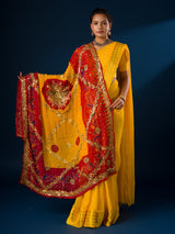 KcPc Latest Pure Georgette Rajasthani Chunri Dupatta(pomcha)