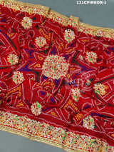KcPc Pure Ojariya Aari Tari Odhna Chunri (Red)
