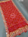 KcPc New Pure Gaji silk Bandhani Gotapatti workDupattaAMT