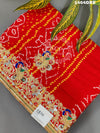 KcPc Special New Beautiful Heavy Zardoji Work Pure Gaji Silk Bandhani Dupatta