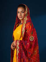 KcPc Pure Georgette Rajasthani Chunri DupattasChunariAJM