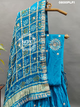 KcPc Pure Gaji silk WithGharchola Dupatta And Gota patti Work LehengaBTU