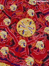 KcPc Peacock belbuti jardozi kolkata rajasthani Chunri (Pure Ojariya fabric)