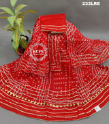 By Bandhani Lehenga With Traditional Wear 