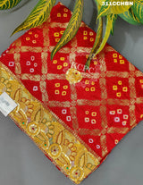 KcPc Marwadi Chunri Art Silk Bel Buti Heavy Odhna