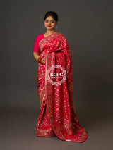 KcPc New Pure Upada Silk bandhni Weaving Pure Handwork SareeMAD